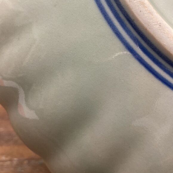 Vintage Heavyweight Japan Made Dinner Plate 10 1/4” Scalloped - Picture 4 of 5